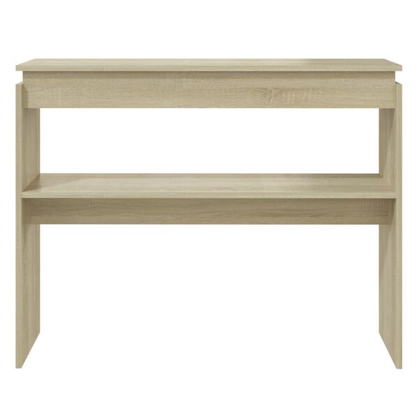 vidaXL Console Table Sonoma oak Engineered wood Compact Storage