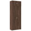 vidaXL Storage Cabinet Brown Oak 31.5x16.7x88.6" Engineered Wood