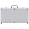 vidaXL Gun Case Aluminum ABS Silver