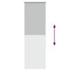 vidaXL Roller Blind Light Gray Polyester, Aluminum 15.7 x 59.1 in
