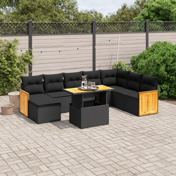 vidaXL Garden Sofa Set Beige