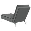 vidaXL Massage Chaise Lounge Dark Grey