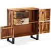 vidaXL Sideboard Solid Acacia Wood 27.6"x11.8"x31.5"