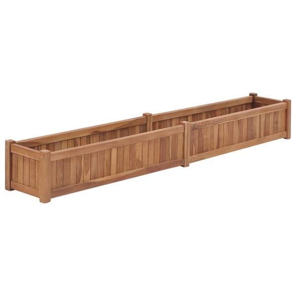 vidaXL Raised Bed Natural Teak