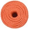 vidaXL Work Rope Orange 0.63 " 82.0 ' Polypropylene