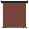 48441 vidaXL Balcony Side Awning 68.9"x98.4" Brown