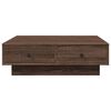 vidaXL Coffee Table Brown oak Engineered wood, metal