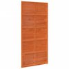 vidaXL Barn Door Wax Brown 39.4x81.9" Solid Wood Pine