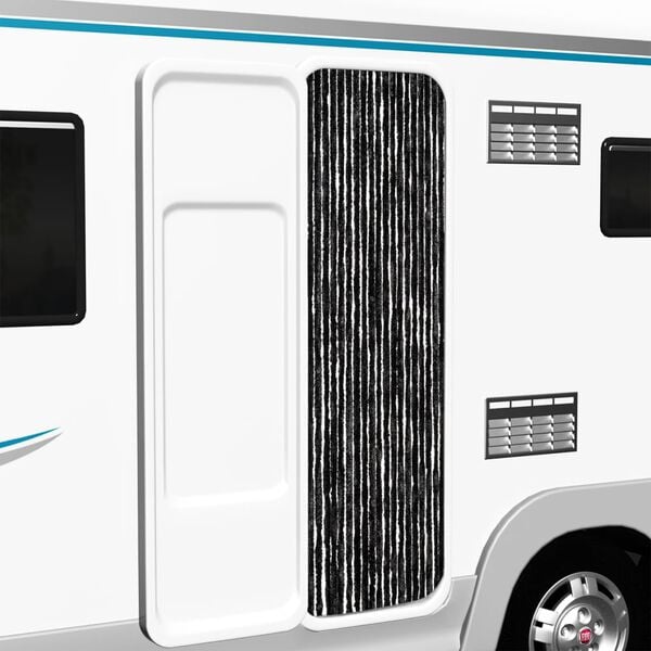 vidaXL Insect Curtain Anthracite 22.0x72.8" Chenille