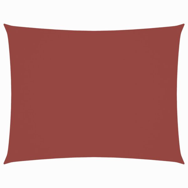 vidaXL Sunshade Sail Oxford Fabric Rectangular 6.6x13.1' Terracotta