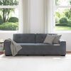 vidaXL 3-Seater Sofa Dark Grey 180 cm Velvet