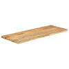 vidaXL Table Top 55.1"x23.6"x1.5" Live Edge Solid Wood Mango