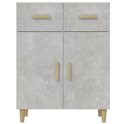 vidaXL Sideboard Concrete Gray 27.4"x13.4"x35" Engineered Wood