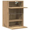 vidaXL TV Wall Cabinet Set of 2 Artisan oak Engineered wood