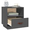 vidaXL Bedside Cabinet Grey