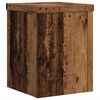 vidaXL Plant Stand Set of 2 Old Wood Engineered Wood 5.9x5.9x7.9 in