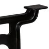 vidaXL Dining Table Leg Set of 2 Black Cast iron Standard Durable