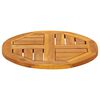 vidaXL Table Top Natural Solid Acacia wood Medium Durable Table Top