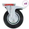 vidaXL 8 pcs Swivel Casters 7.87 " (2x143455)