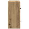 vidaXL Bookcase Artisan Oak Engineered Wood Small Bookcase Rectangular
