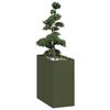 vidaXL Planter Olive Green Cold-rolled steel Large Planter Rectangular