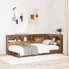 vidaXL Storage Headboard with Shelf Old Wood 29.53 in Engineered Wood