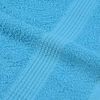 vidaXL Guest Towel Set of 2 Turquoise 100% Ring-spun Cotton