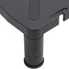 vidaXL Monitor Stand Black High Impact Polystyrene (HIPS) 13.2x13.4x4.1 in