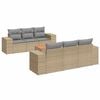 vidaXL Garden Sofa Set Beige