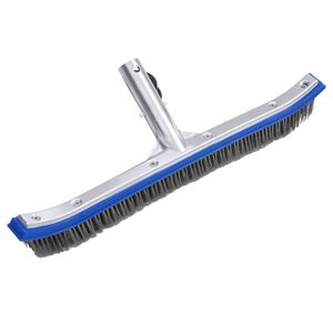 vidaXL Pool Brush Blue Aluminum Standard Durable Pool Brush