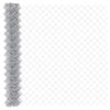 vidaXL Chain Link Fence Silver 10 x 1.6 m Galvanized steel