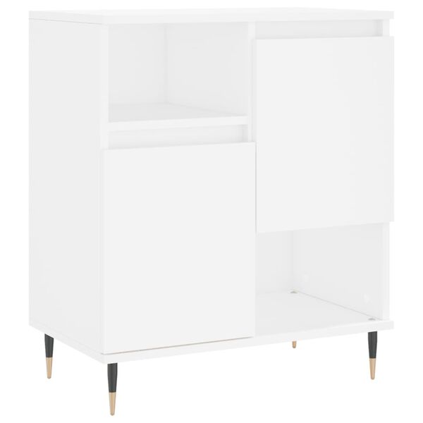 vidaXL Sideboard White Engineered wood Medium Sideboard Rectangular