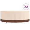 vidaXL Large Round Garden Furniture Cover Beige