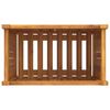 vidaXL Garden Planter Natural Solid Acacia wood Medium Durable