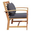 vidaXL Garden Sofa Set Natural Solid teak wood