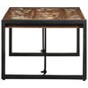 vidaXL Coffee Table Multicolor Solid reclaimed wood and powder-coated iron