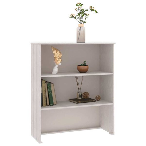 vidaXL Top For Highboard White Solid Pine Wood, MDF Medium