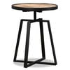 vidaXL Side Table Various (unique for each piece) Reclaimed teak, steel