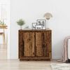 vidaXL Sideboard Old Wood 31.50 x 15.75 x 29.53 in Engineered Wood