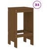vidaXL Garden Bar Set Honey brown Solid pine wood Medium Minimalistic