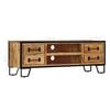 vidaXL TV Cabinet Multicolor Solid mango wood and steel 47.2 in long