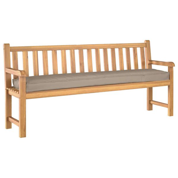 vidaXL Pallet Cushion Taupe 70.87 x 15.75 x 3.15 in Oxford Fabric