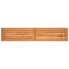 vidaXL Garden Bench Brown Solid Acacia wood 70.9 in x 13.8 in x 17.7 in