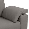 vidaXL Sofa Taupe 86.22 x 30.31 x 32.28 in Fabric