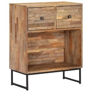 vidaXL Sideboard Unique wood textures Reclaimed teak wood Medium