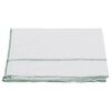 vidaXL Cleaning Cloths 50 pcs White with Green Stripes 19.7x23.6"