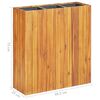 vidaXL Raised Bed Brown Solid acacia wood Medium Garden Raised Bed