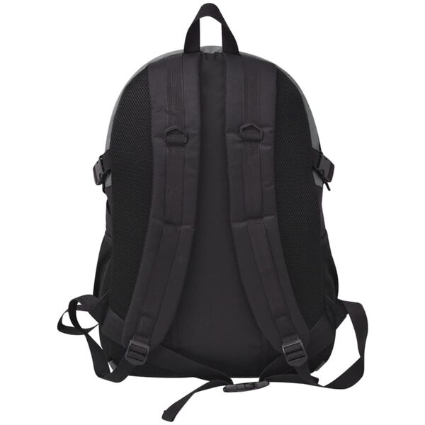vidaXL Hiking Backpack 10.6 gal Black and Grey