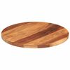 vidaXL Table Top Solid Wood Acacia Round 0.98 - 1.06 " 19.7 "