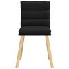 vidaXL Dining Chair Set of 2 Black